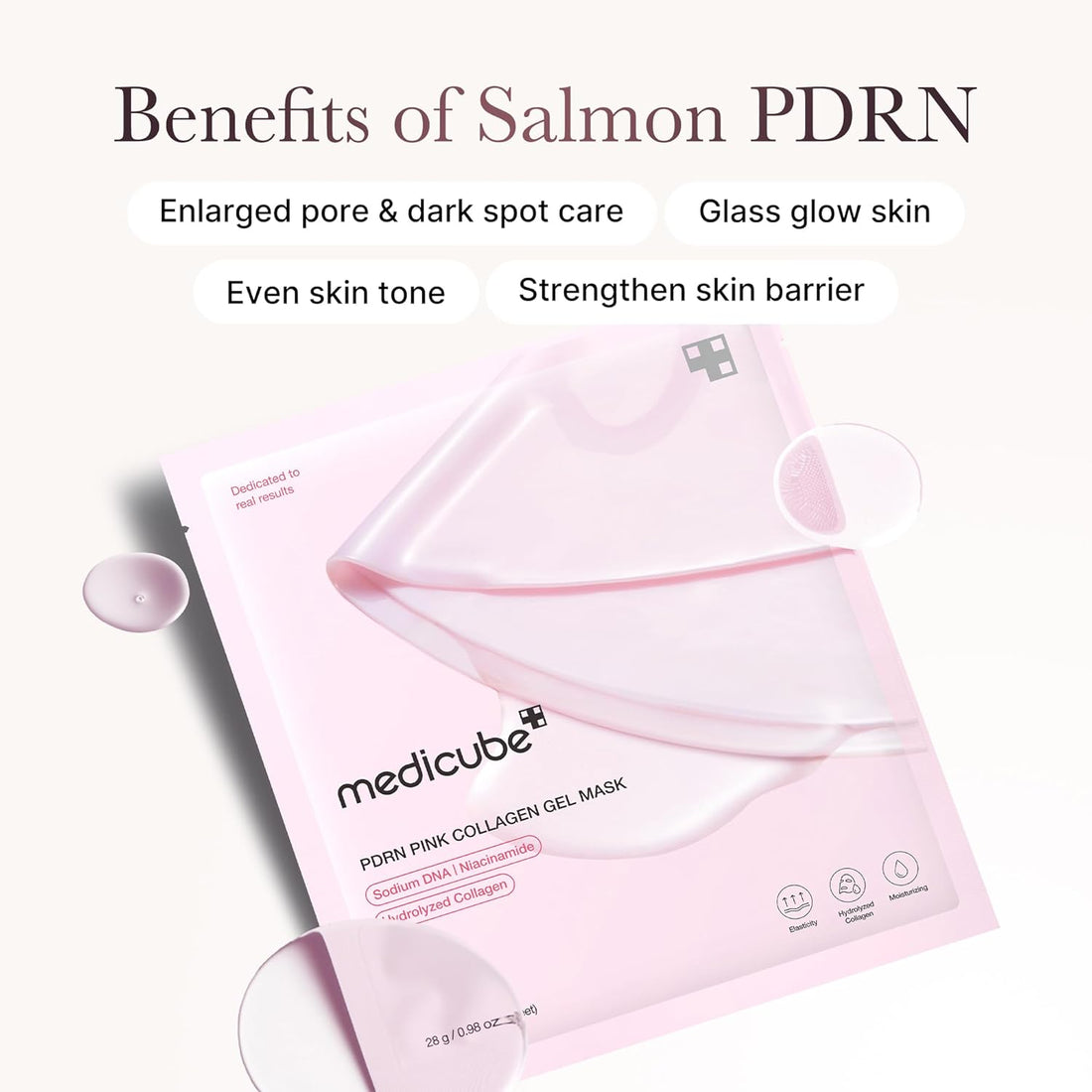 PDRN Pink Collagen Gel Mask_4EA