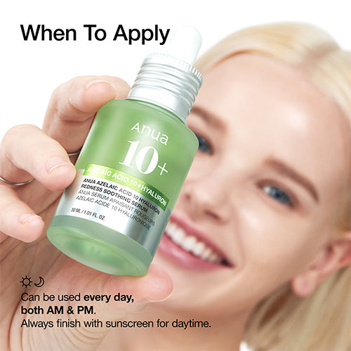Azelaic Acid 10 Hyaluron Redness Soothing Serum 30ml